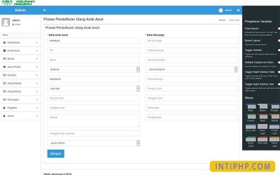 Web Aplikasi Pendaftaran Anak Di Panti Asuhan Dengan Codeigniter