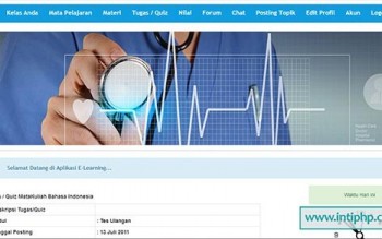 Aplikasi E-learning Dengan Php Mysql Gratis