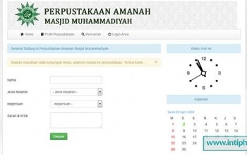 Project Aplikasi Perpustakaan Masjid Gratis