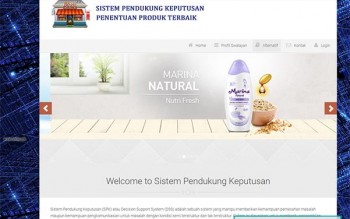 Sistem Pendukung Keputusan Pemilihan Produk Terbaik Php Mysql