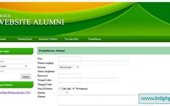Project Website Alumni Php Dan Mysql Gratis